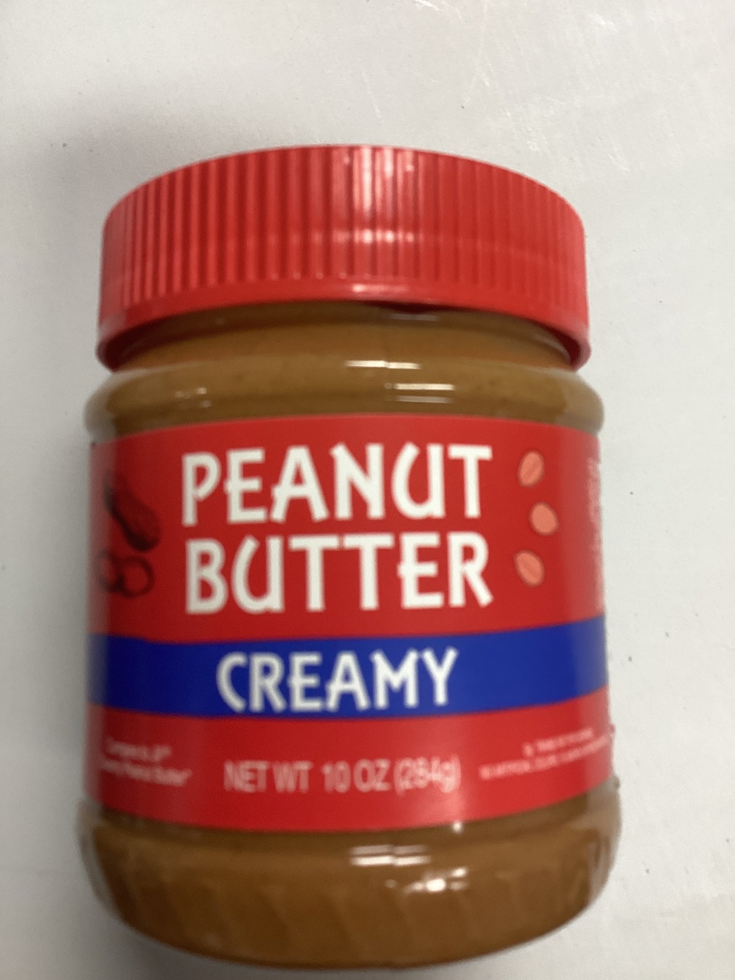Peanut butter (creamy)