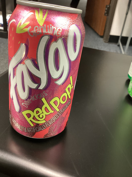Faygo red pop soda