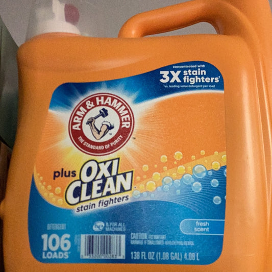 Arm & hammer laundry detergent (Gallon)
