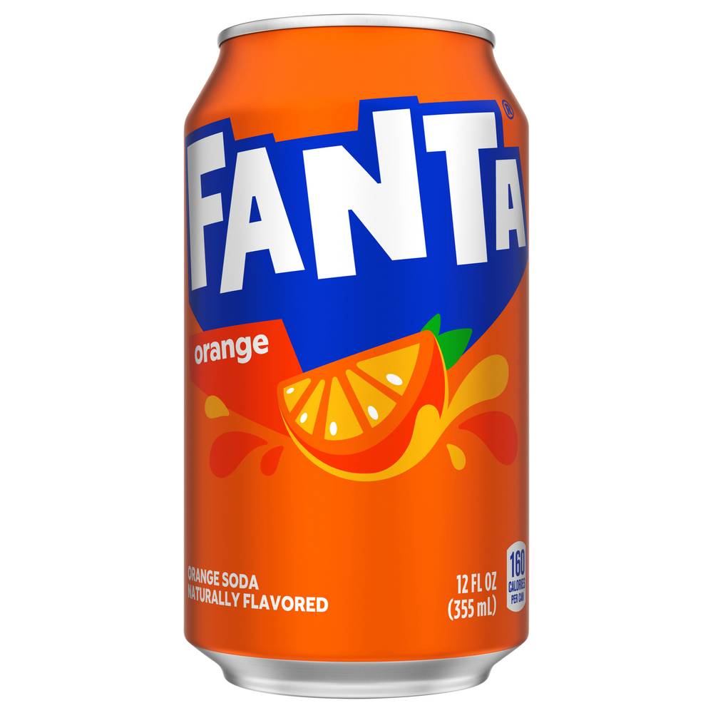 Fanta Caffeine Free Orange Soda (12 fl oz)