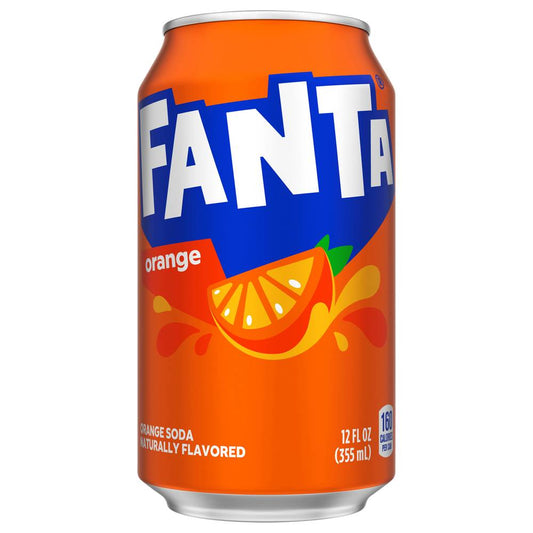 Fanta Caffeine Free Orange Soda (12 fl oz)