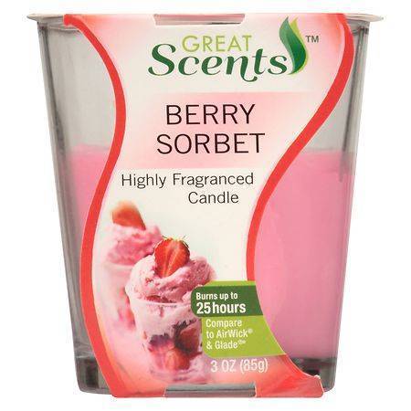 Great Scents Highly Fragranced Candle (3 oz)