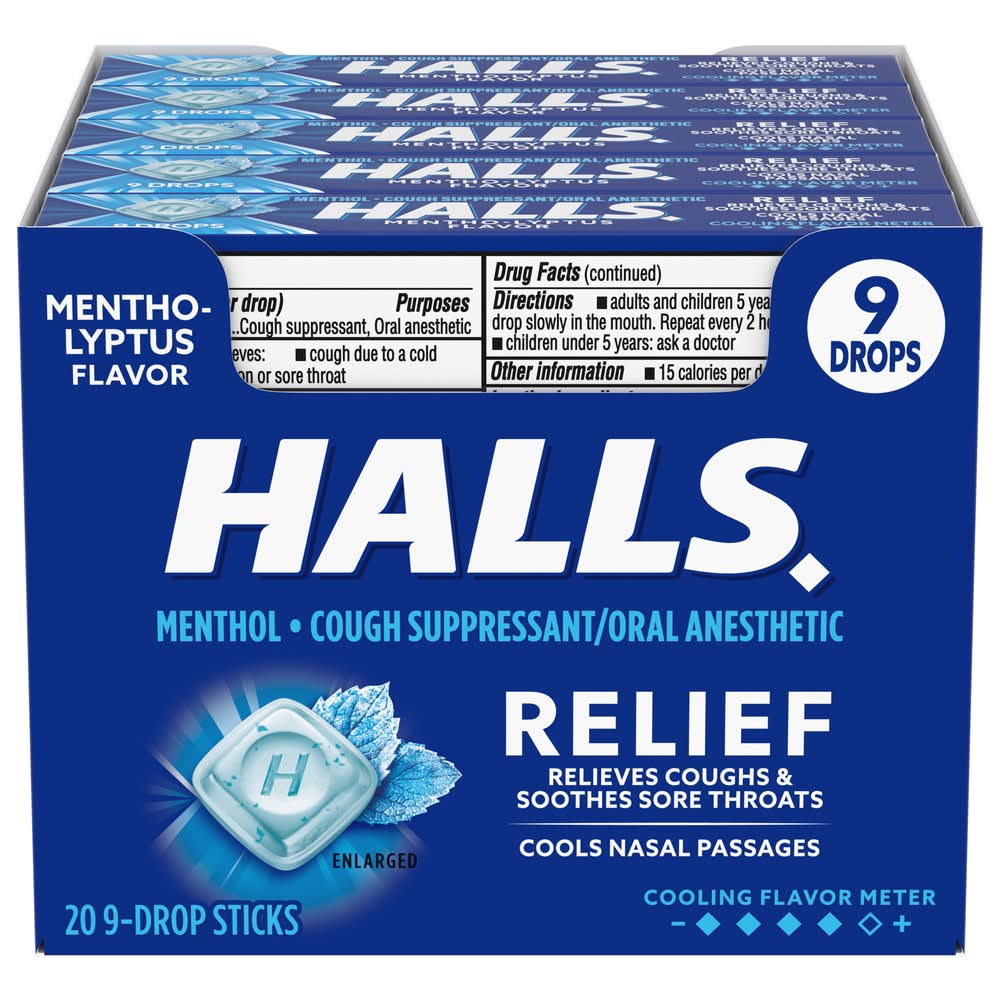 Halls Menthol Cough Drops