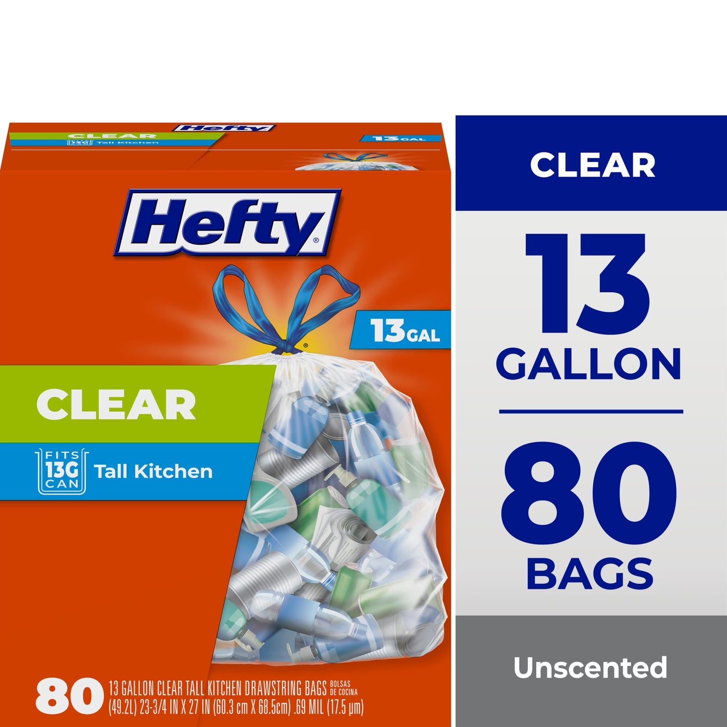 Hefty 13 Gallon Scented Tall Kitchen Trash Bags (80ct)