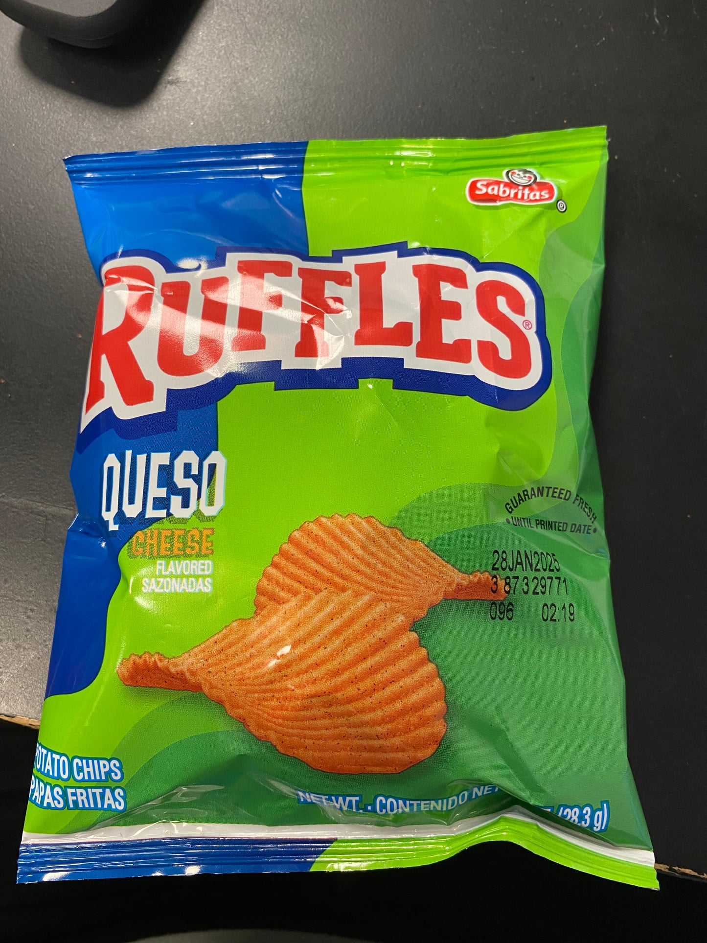 Ruffles Queso Cheese Chips 1oz