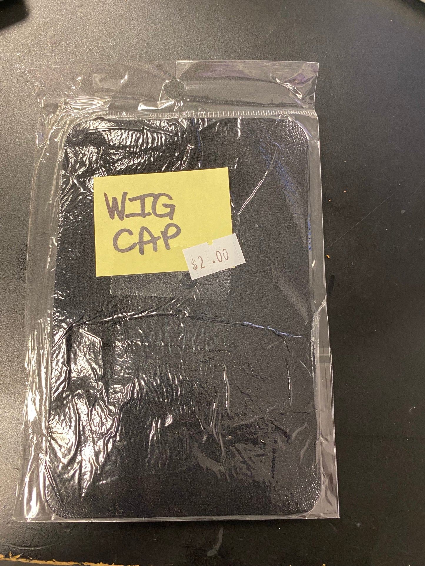 Wig Cap Black color 2 pk