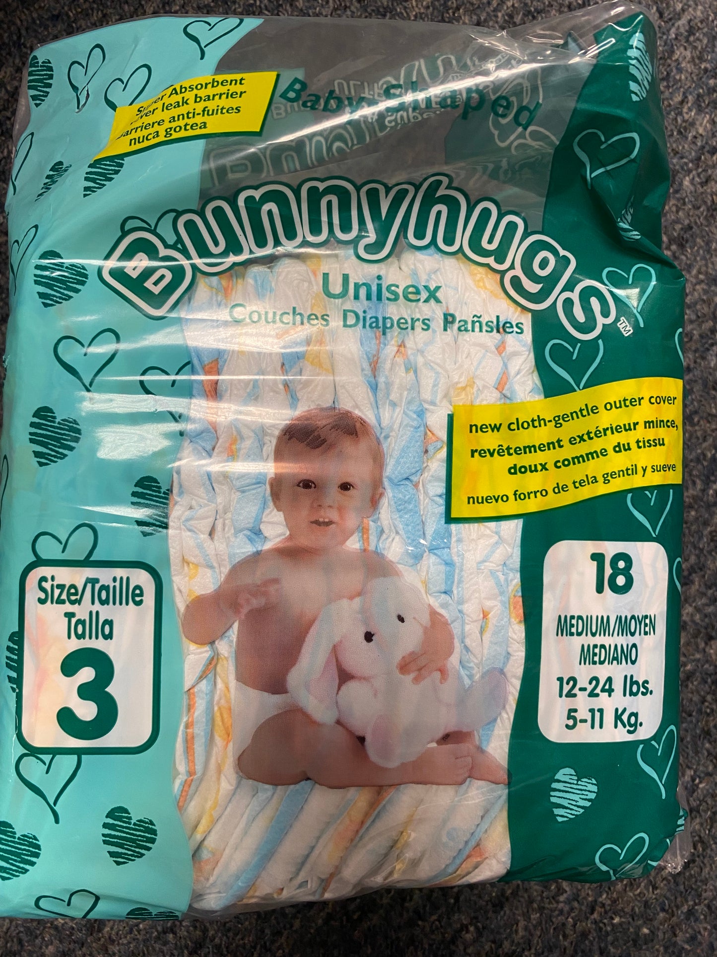 Bunny Hugs Diapers