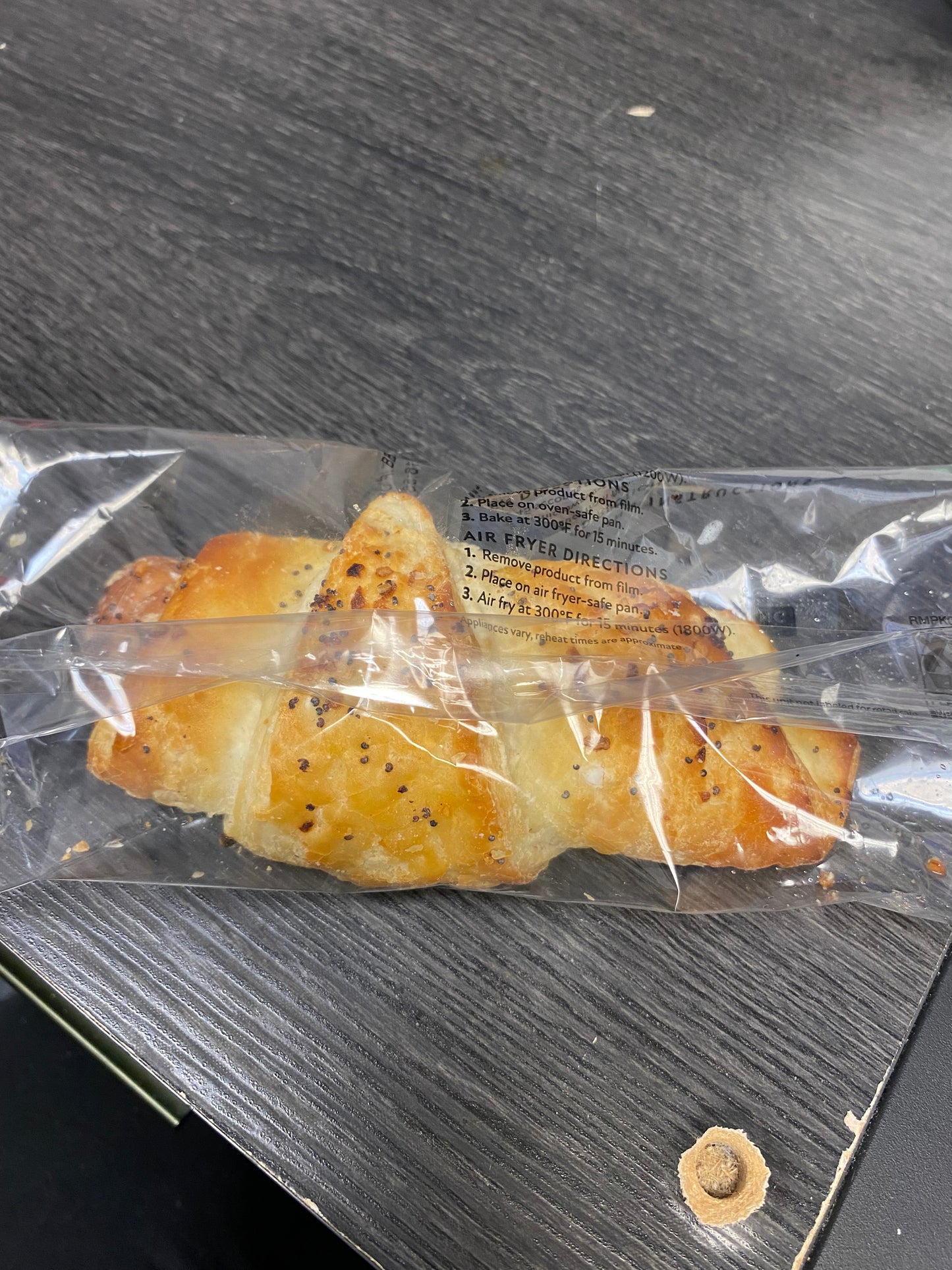 Ham & Swiss Cheese Croissant with Seasoning