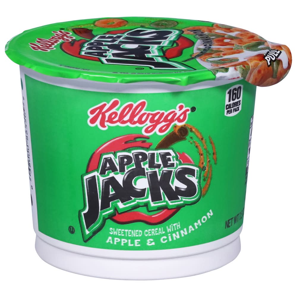 Kellogg’s Apple Jacks cereal (single serv & cup)