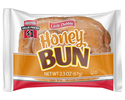 Little Debbie Honey Bun (Big) and regular Sw