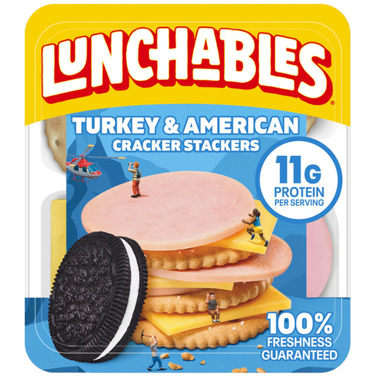 Lunchables Cracker Stackers with cookie