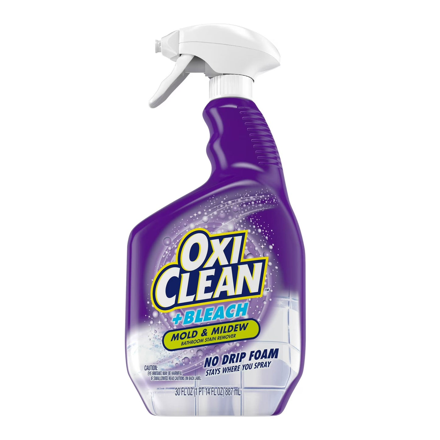 OxiClean Plus Bleach, No Drip Foam, Mold & Mildew Bathroom Stain Remover