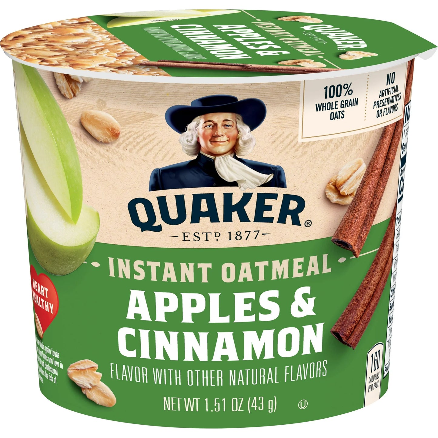 Quaker Oatmeal cup 1.51 oz