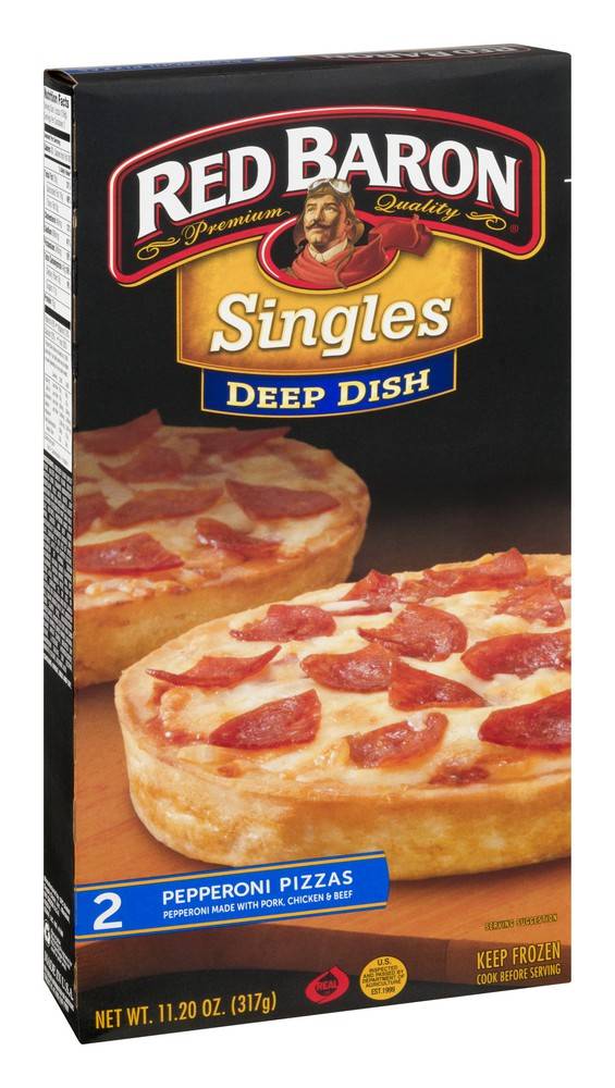 Red Baron Singles Deep Dish Pizza