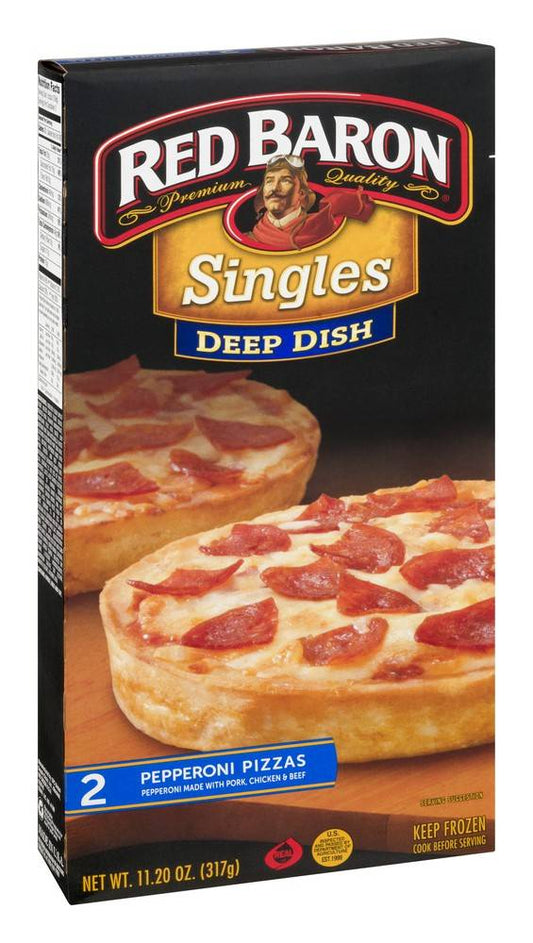 Red Baron Singles Deep Dish Pizza