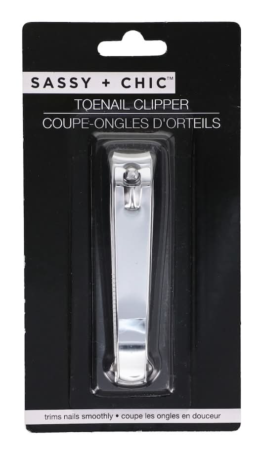 Sassy + Chic Metal Toenail Clippers