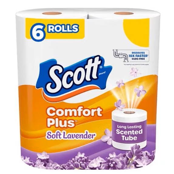 Scott comfort plus toilet paper