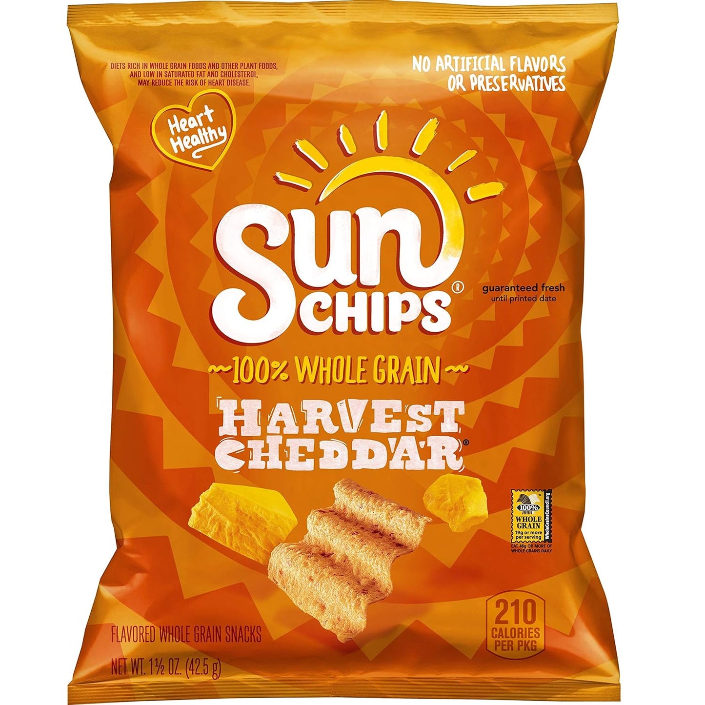 Sun Chips Harvest Cheddar Multigrain Snacks 1.5oz