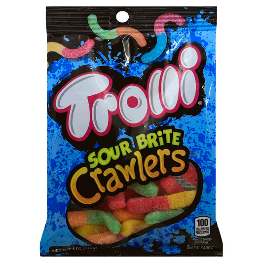 Trolli Sour Brite Crawlers Gummi Candy