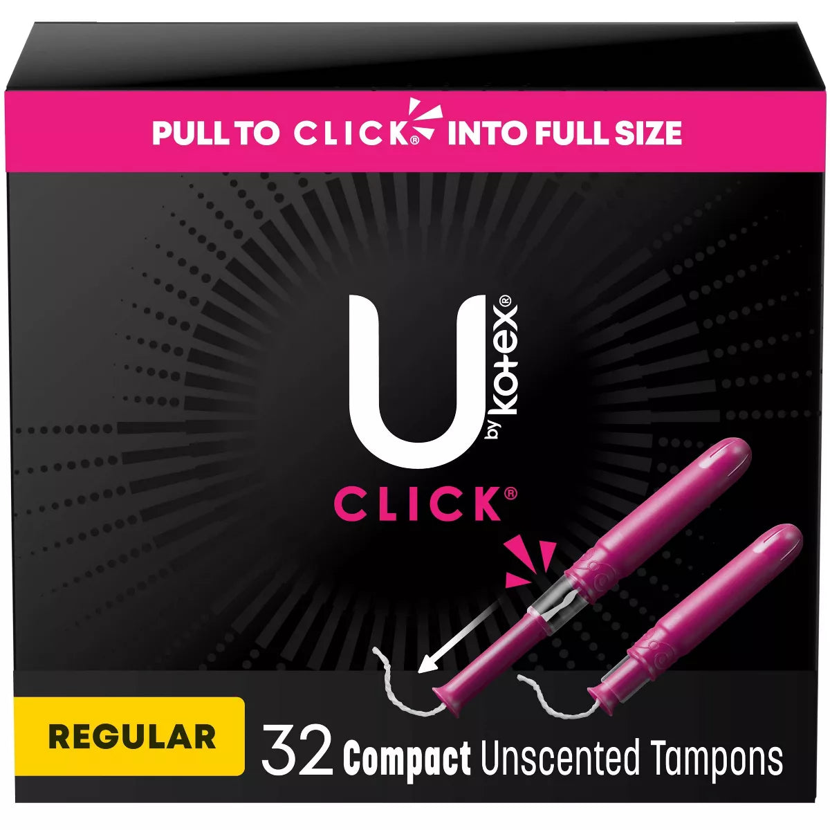 U by Kotex Tampons (32 Compact) Regular