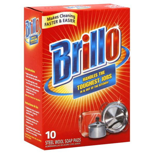 Brillo Steel Wool Soap Pads (10 ct)