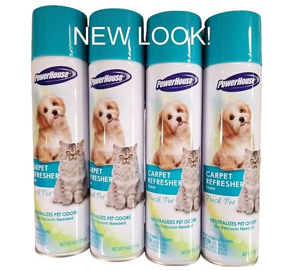 Powerhouse foam carpet refresher