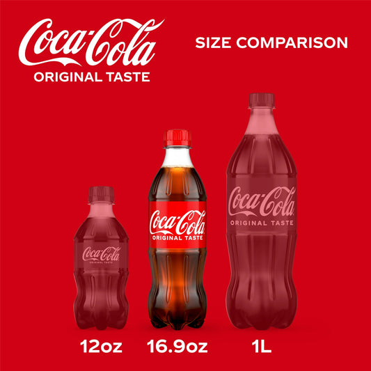 Coca Cola Bottle soda 16.9oz