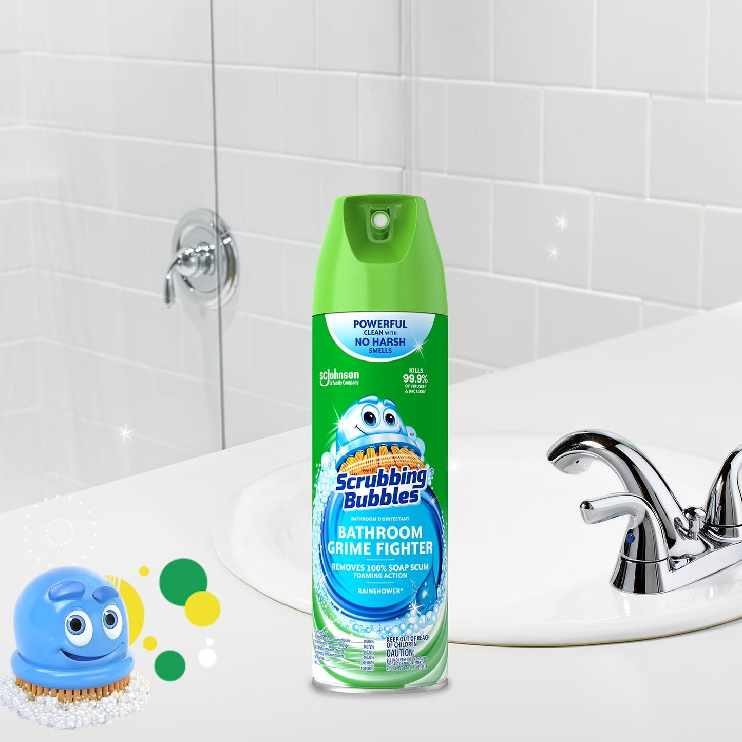 Scrubbing Bubbles bathroom cleaner
